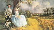 Thomas Gainsborough Portrat von Mr und Mrs Andrews oil